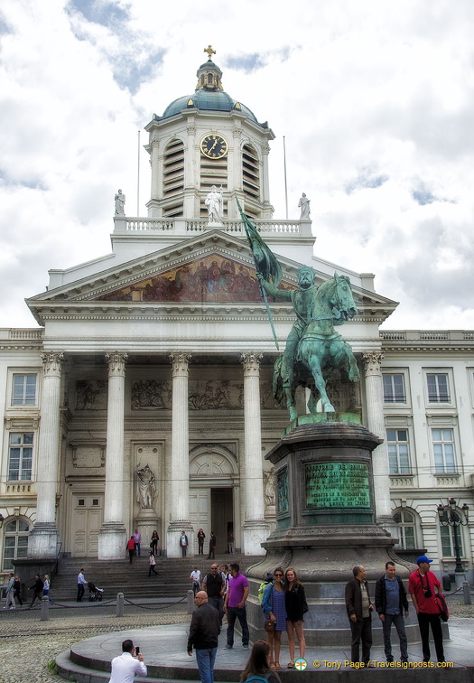 Church of Saint Jacques-sur-Coudenberg on Place Royal